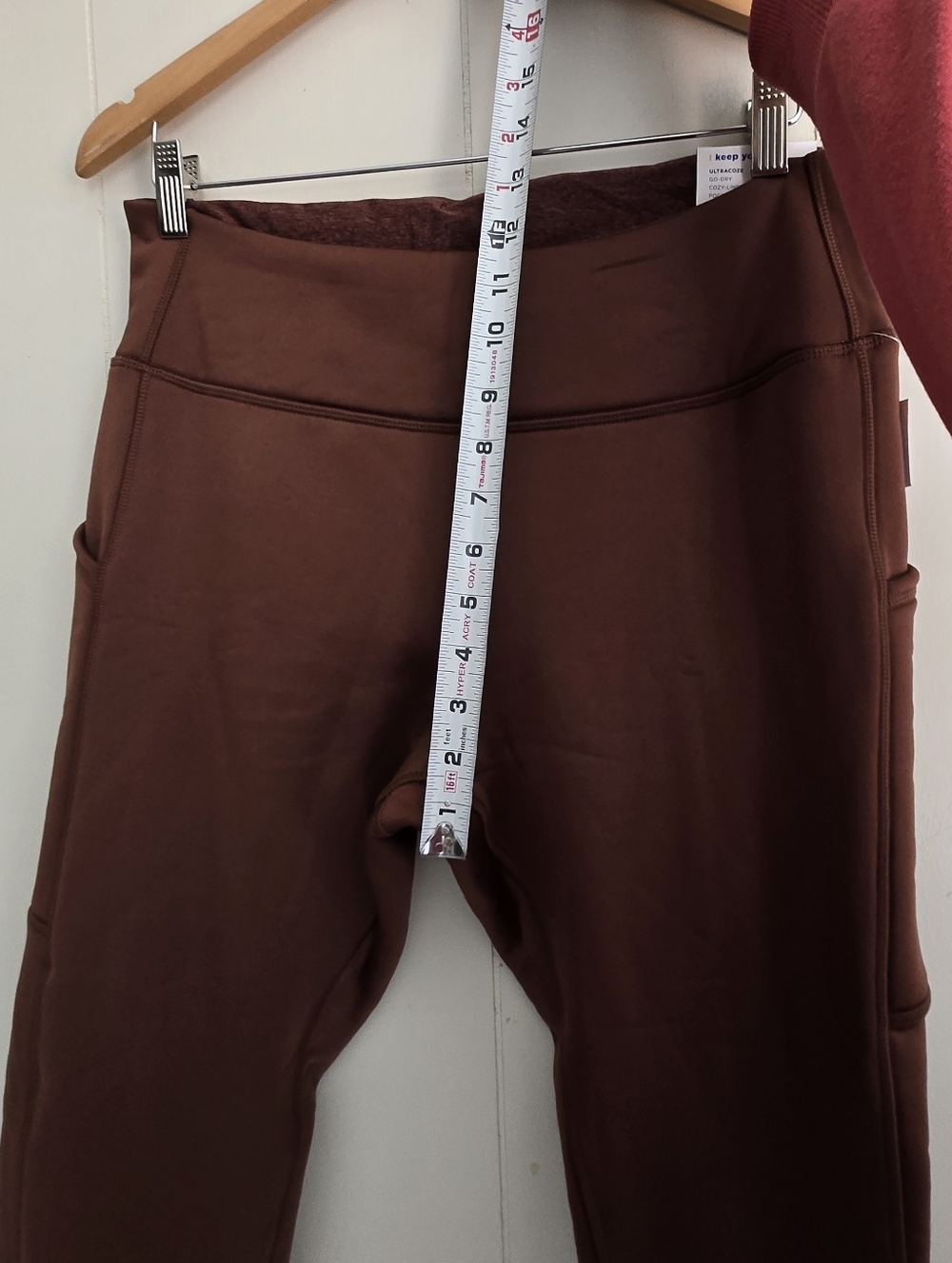Old Navy Brown High-Rise Full-Length Leggings Ultra Cozy -Size L - Picture 5 of 8